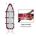 thumbnail image 2 of HELLHERO Red Hearts Butterfly Ironing Board Cover Soft Polyester Fabric Ironing Board Dust-Proof Cover Anti-Slip Replacement Accessories(No Padding), 2 of 2