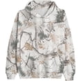 thumbnail image 2 of Sudadera con capucha Anoumcy Camo Maple Leaf de forro polar con capucha para mujer, 2 of 4