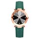 thumbnail image 1 of Reloj de aleación de moda Reloj de pulsera de cuarzo con pantalla analógica y esfera redonda (verde), 1 of 2