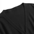 thumbnail image 3 of Odbmxy Long Sleeve Sweater for Women Womens Cardigan Sweaters Knitted Regular Button up Solid Color Black Sweaters, 3 of 6