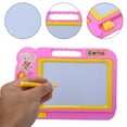 thumbnail image 4 of Early Education Toy Gently Slide Drawing Board Practial Adoptability Different Shapes For Children Doodle Board Home Pink,Cyan, 4 of 8