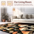 thumbnail image 2 of ODIKA 8' x 10' Machine Washable Non-Slip Area Rug, Kawaii Mushroom High Traffic Rug, Brown, 39637, 2 of 7