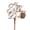 Rose Gold, variant on Happy Mother's Day Cake Toppers, Mirror Acrylic Cupcake Topper With Rose Lily for Mother's Day Mom's Birthday Party Cake Decoration, Glitter Cake Inserts for Celebration Party, 1Pc(Rose Gold,3.5x2")