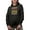 Black, variant on I Never Dreamed I'd Grow Up to Be a Sexy Pontoon Captain, Here I Am Killing It, Black Hooded Sweatshirt or Hoodie, Medium