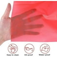 thumbnail image 2 of 2 Pcs Nappe en Plastique Rouge 137cm X 274 cm Nappe Rectangulaire Rouge, 2 of 3