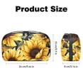 thumbnail image 5 of Sunflower Travel Organizer Oxford Cloth Waterproof Storage Pouch Hard Drive Bags Computer Cable Organizer Power Plug Travel Organizer Small 5.9x9.44x3.14 in, 5 of 6