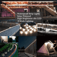 thumbnail image 4 of Barra de luz LED solar para exteriores, 8 modos, luces de cadena impermeables flexibles solares para jardín/hogar/patio Adepaton CPB-US-DYP843-8, 4 of 5
