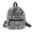 Black, variant on Cute Bow Backpack Accent Patchwork Casual Daypack Durable Light Nylon Multi Compartment Water Repellent School Daily Travel