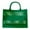 01-Green, variant on Fashion Big Capacity Shopping Tote Bag Rubber Silicone Beach Bag