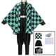 thumbnail image 1 of Demon Slayer Kimetsu No Yaiba Tanjirou Kamado Cosplay disfraz Kimono Navidad uniforme de Anime conjunto para niños adultos, 1 of 5