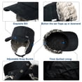 thumbnail image 3 of Comhats Mens Winter Baseball Army Cap Trapper Warm Lined Military Hunting Hat Women Faux Fur Ear Flaps Muffs Ski Cold Weather ArmyGreen Medium, 3 of 4