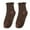 Coffee, variant on Women Ruffle Ankle Socks, Cute Frilly Lace‑Edge Ribbed Knit Short Ankle Socks Casual Daily Crew Socks