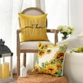 thumbnail image 3 of Home Sweet Home Sunflower Throw Pillow Covers, 18x18 Inch Spring Summer Seasonal Decorations for Sofa Couch Set of 4, 3 of 6
