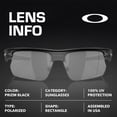 thumbnail image 4 of Oakley OO9400 Bisphaera Rectangle Shaped Polarized Sunglasses for Men & Women - Includes Official Eyewear Kit - Matte Black Frame with Prizm Black Lens, 4 of 6