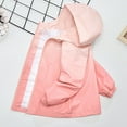 thumbnail image 4 of Vividxx Girls Rain Jacket Girls Windbreaker Jacket Lightweight Outdoor Raincoat Fall Hiking Coat With Hood For Toddler Youth Kids 3-4 Years, 4 of 5