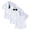 White 2, variant on HAOTAGS Boys 3 PC Button-Up Shirts,School Uniform with Bow Tie Solid Color Short - Sleeve Shirts Blue 6-7