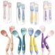 thumbnail image 1 of Juego de cucharas y tenedores NeigeTec para bebés con funda de viaje (juego de 4), 1 of 9