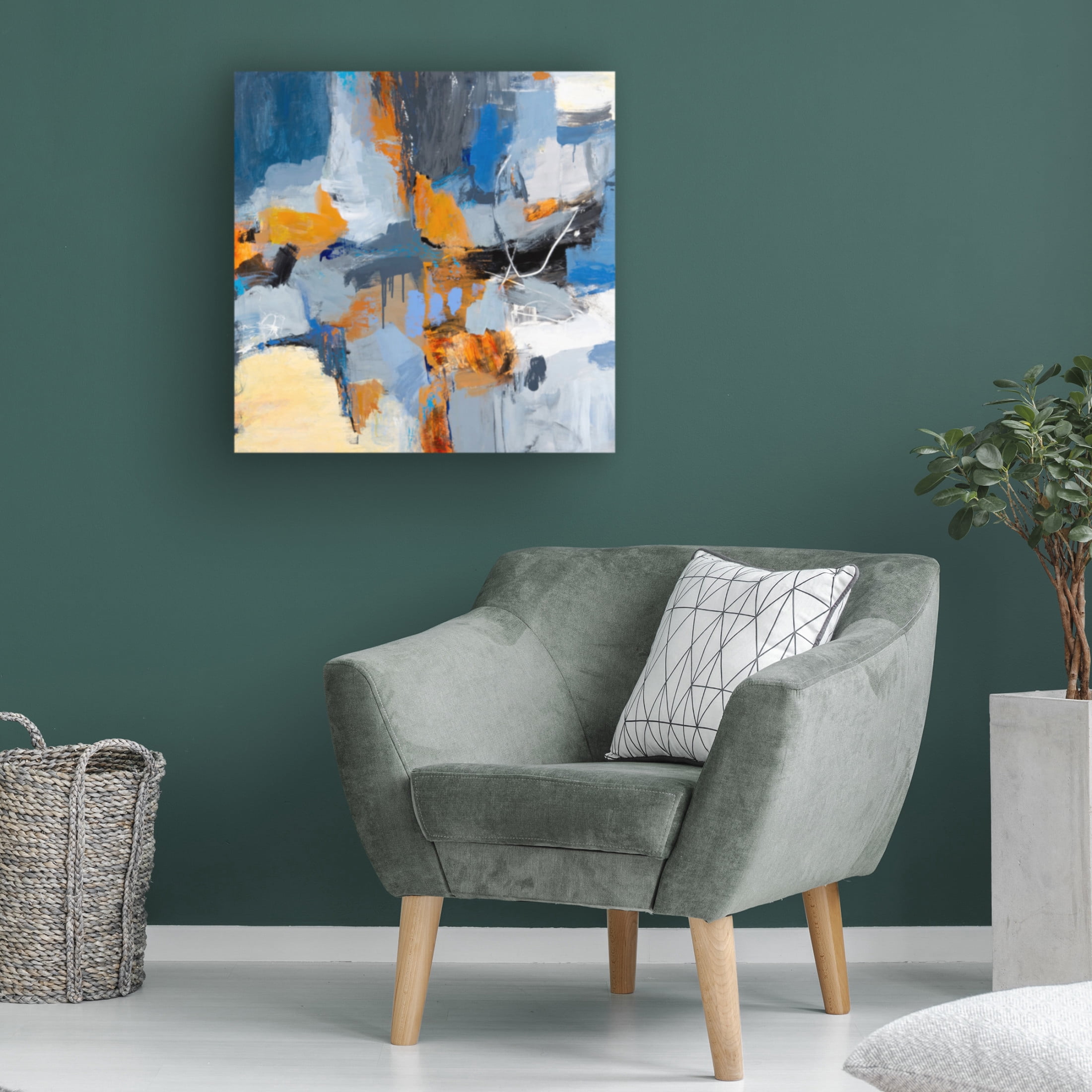 Canvas Wall Art - Jeffrey Tover 'Bar Harbour' Wall Art for Living Room, Bedroom, or Office Décor by Trademark Fine Art - 14 x 14 Inches