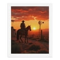 thumbnail image 5 of Paint By Numbers Kit for Adults Beginner - DIY Sunset Cowboy Desert Windmill Ride Canvas Painting Kits for Adults, Frameless Paint By Number for Adults for Home Wall Decor 16x20 Inch, 5 of 7