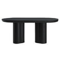 thumbnail image 2 of Modway Caspian 72" Oval Concrete Dining Table in Black, 2 of 10