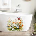 thumbnail image 6 of Furvclv Bathroom Toilet Seat Sticker Butterfly Flower Grass Self-Adhesive Toilet Lid Decals Removable Stickers For Bathroom Restroom Power Switch Home Decor, 6 of 9