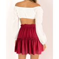 thumbnail image 2 of Femmes Été Mignon Taille Haute Jupe Volants Imprimé Floral Swing Plage M., 2 of 8