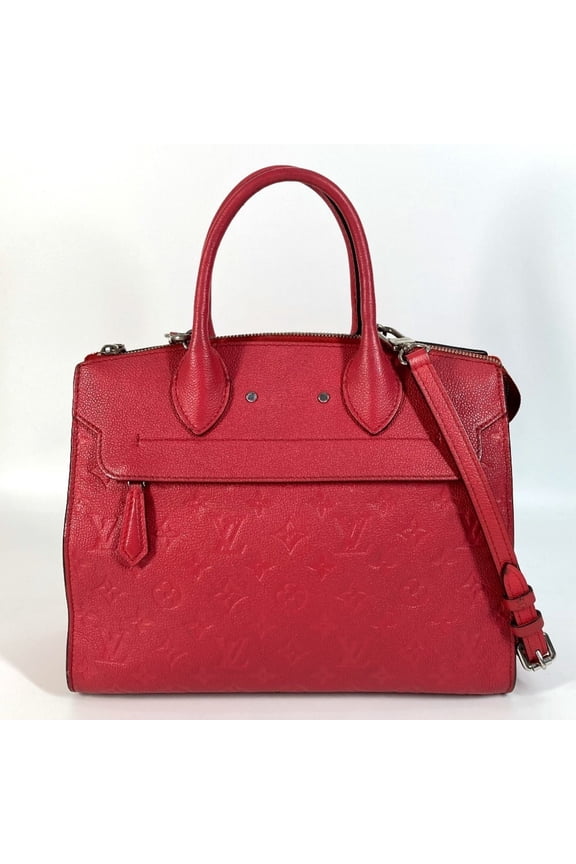 Pre-Owned LOUIS VUITTON M42711 Monogram Empreinte Pont Neuf MM Bag 2WAY Shoulder Crossbody...
