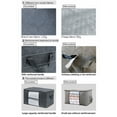 thumbnail image 4 of Organisateurs et Rangement de Garde-Robe, Sac de Rangement pour Couette, Rangement de Couvertures Rangement de Literie 90 L Grands Sacs de Rangement, Bacs de Rangement pour Vêtements Organisateur de Garde-Robe Pliable Contenants de Rangement avec Poignées, 4 of 9