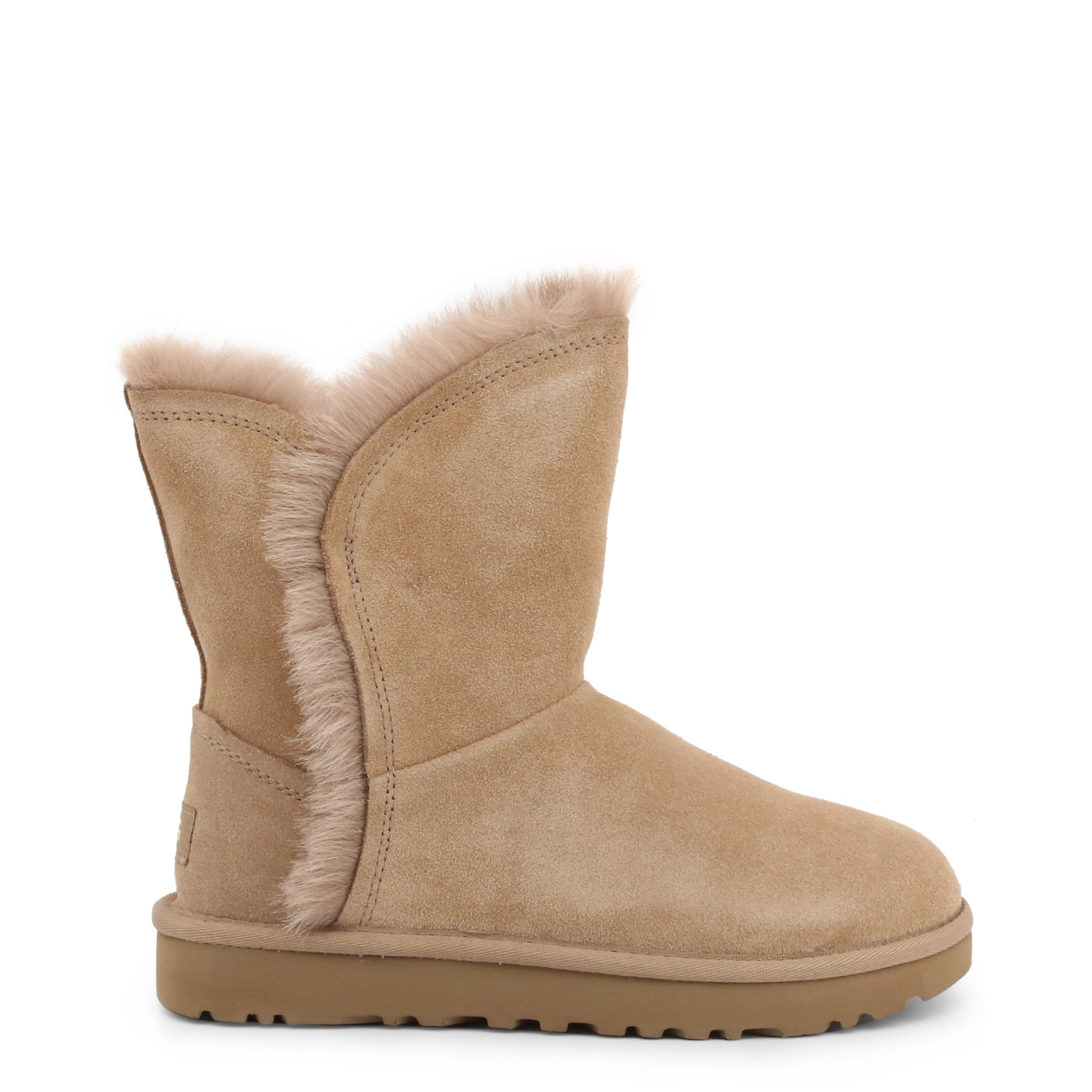 UGG - Women's UGG Classic Short Fluff High-Low Mid Calf Boot - Walmart ...