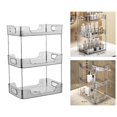 thumbnail image 2 of Inteprter Estante organizador de encimera de despensa de cocina, estante de almacenamiento elegante para cosméticos y artículos esenciales para Organizadores de utensilios de cocina Gris Grande, 2 of 6