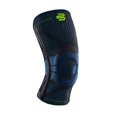 thumbnail image 1 of Bauerfeind Sports Knee Support - Knee Brace for Pain Relief and Stabilization - Patellar Knee Pad for Enhanced Support - Targeted Compression - Lightweight & Durable (Black/Bl, 1 of 5