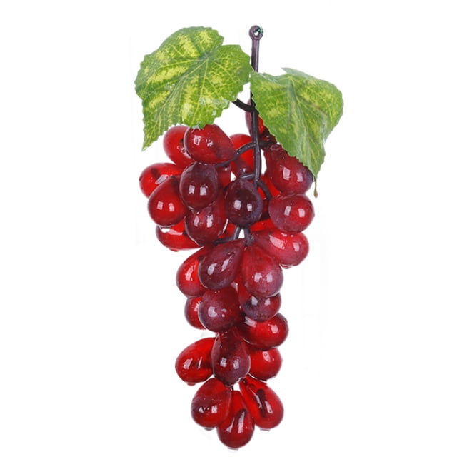 Artificial Plant Simulation Fruit Artificle Grape Handle Plastic False Grape String Shooting Props Home Vine Decoration