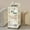 Clear-1M-clearacne, variant on PpgejGEK Multi Layer Transparent Storage Cabinet with Wheels Movable Trolley Shelf for Kitchen Bathroom Living Room Organizer 3 Size Options