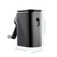 thumbnail image 3 of Back to School Decorations Manual Pencil Sharpener Pencil Sharpener Desk Pencil Sharpener Pencil Sharpener For Colored Pencils Pencil Sharpener Manual Pencil Sharpener For Kids Pencil Sharpener, 3 of 9