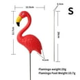 thumbnail image 3 of Garden Stake Statue Flamingo Swan Figurine HDPE Ceramic Material Outdoor Spring Holiday Living Room Decor, 3 of 8