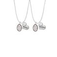 thumbnail image 2 of Delight Jewelry Silvertone Best Mom Ever Oval Mother & Daughter Heart Necklaces (Set of 2), 19"+2", 2 of 4