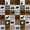Dark Brown White, variant on Manfei Woodland Moose Shower Curtain 72Wx72L, Bohemian Aztec Plaid Bathroom Curtain, Dark Brown White