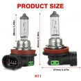 thumbnail image 4 of IHNZCB H11 9005 9006 Halogen Headlight Bulbs High Beam Low Beam Bulbs  Replacement 3400K Warm White, 4 of 12