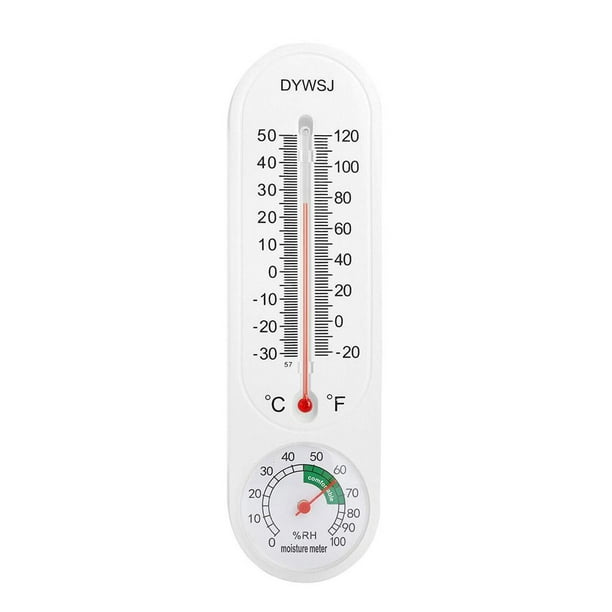 Thermomètre d'intérieur avec humidité 9 pouces thermomètre