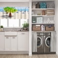 thumbnail image 5 of LALILO Kitchen Curtain Valance Palm Trees Summer Sea Rod Pocket Window Curtain 52"x 18" Set of 2, 5 of 5