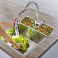 thumbnail image 7 of Dreamtimes Colorful Elephants Sink Splash Guard for Faucet 2 Packs Faucet Absorbent Mats, Ethnic Flower Faucet Handle Drip Catcher Quickly Drying Mat for Kitchen Counter Bathroom, 30"x5.5" RV, 7 of 7