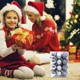 thumbnail image 4 of Kbndieu 24PCS Christmas Balls Ornaments for Christmas Tree Decorations, 1.18" Shatterproof Christmas Hanging Ornament Christmas Gifts for Holiday Wedding Party Decor Christmas Decorations Clearance, 4 of 8
