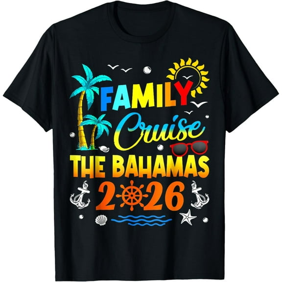 Family Cruise The Bahamas 2026 Summer Matching Vacation T-Shirt TShirt