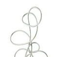 thumbnail image 6 of 10" x 22" Silver Metal Swirl Abstract Sculpture, by DecMode, 6 of 15