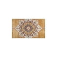 thumbnail image 2 of Boho Yellow Patterned Carpet Kitchen Rugs and Mats Sets Of 2, Funny Kitchen Decoration Rubber Backing Non-Slip Absorbent Mats for Sink Waterproof Runner Rug for Laundry Room 17x30+17x48inch, 2 of 7