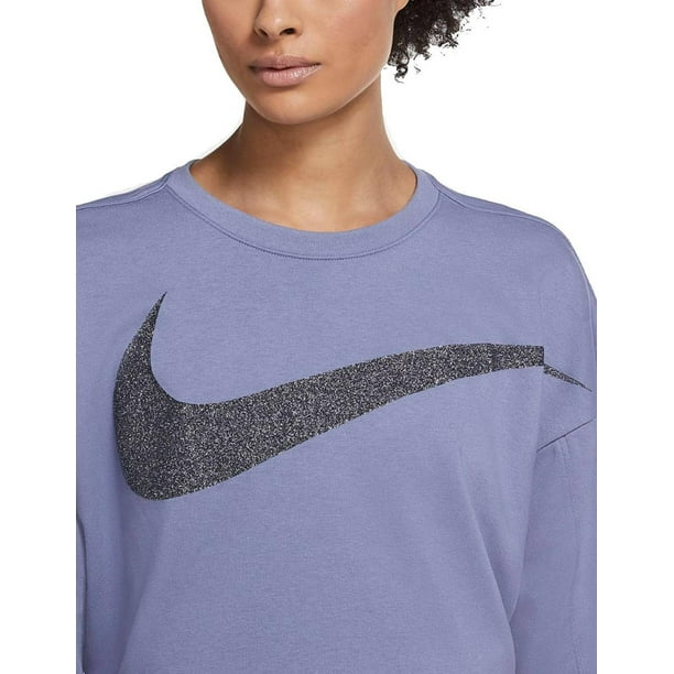 Sudadera Nike Dry Get Fit Fleece Sparkle Mujer Lila DM1596 499