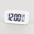 thumbnail image 2 of Temperature Version Smart Clock Silent Electronic Digital Clock Intelligent Night Light Sleepy Student Smart Alarm Clock Without Battery Using 3 No 7 Batt Deals Of The Day Clearance, 2 of 9