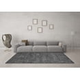 thumbnail image 3 of Ahgly Company Indoor Square Oriental Gray Industrial Area Rugs, 4' Square, 3 of 4