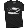 thumbnail image 2 of Camiseta para hombre Decoración de Novia de Boda1pc Men'S Patriotic American Flag T-Shirt, Casual Crew Neck Cotton Tee with Slight Stretch, Outdoor Sports & Leisure Top, All-Season Knit Fabric Shirt, 2 of 7
