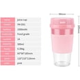 thumbnail image 4 of Juicers, 300ml Portable Mini Blender Cordless Juicer USB Charging Small Lemon Orange Juicer Fruit Cup Kitchen Blender Machine, 4 of 5